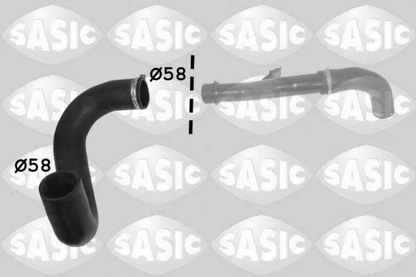 Laddluftslang SASIC 3336309