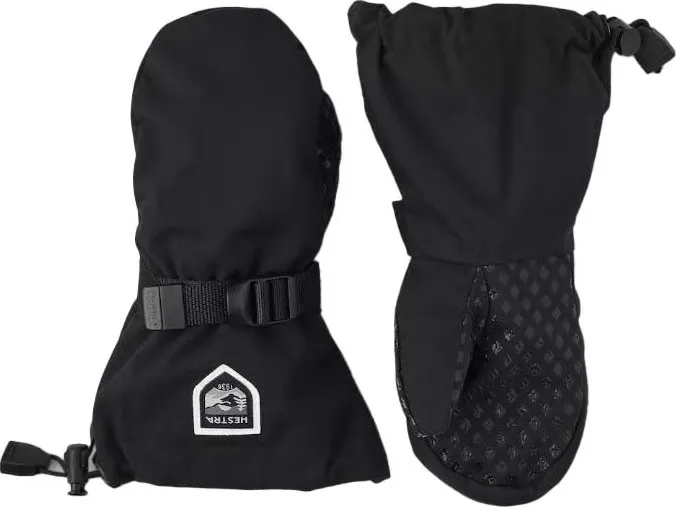 Hestra Kids’ Fjellvotten Mitt Black (#4590)