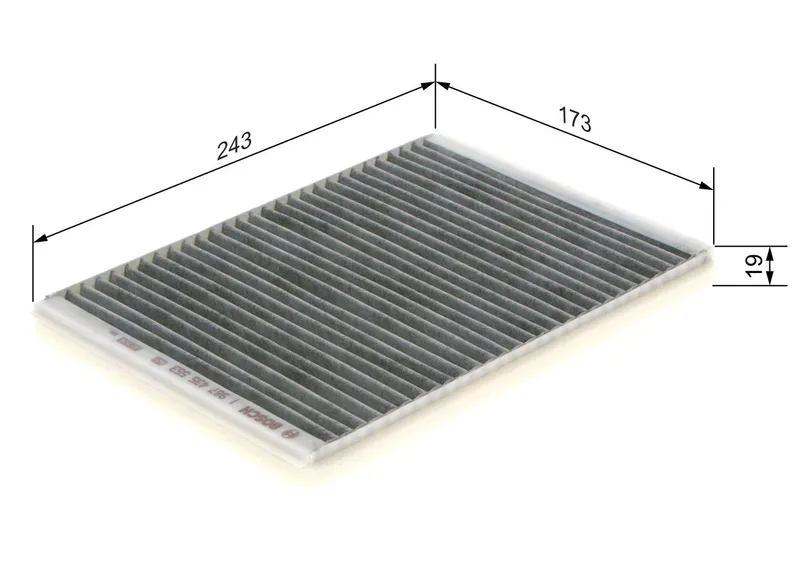 Kupéfilter BOSCH 1 987 435 553