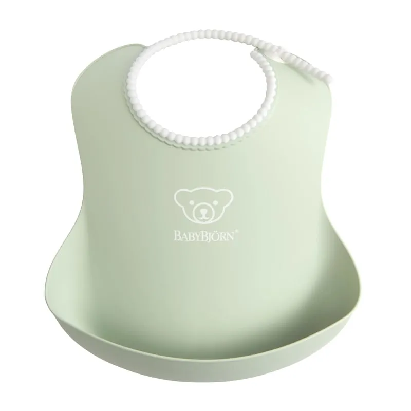 Babybjörn haklapp 1-pack, blekgrön