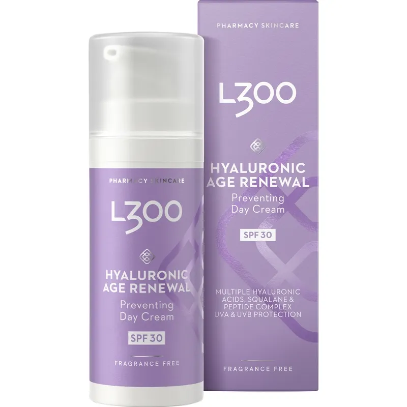 Köp 2 få 25% | L300 Hyaluronic Age Renewal Dagkräm SPF30 50 ml