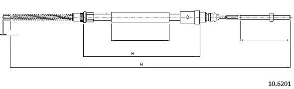 Handbromsvajer METZGER 10.6201