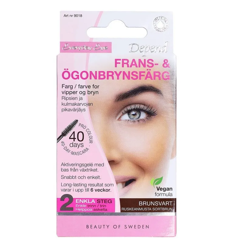 Depend Lash & Eyebrow Colour Brown Black – 1 pcs