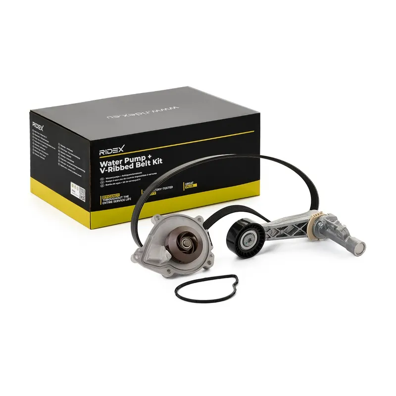 Vattenpump + drivremssats RIDEX 4172P0036