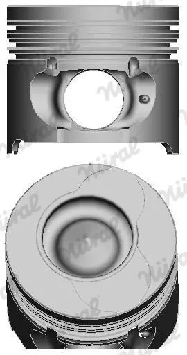 NÜRAL 87-123400-10 Kolv
