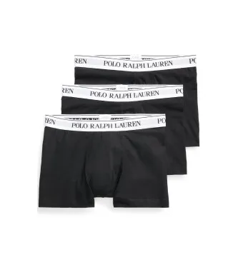 Polo Ralph Lauren för män. 714830299008 Förpackning med 3 svarta boxershorts (XXL), Hemkläder, Bomull
