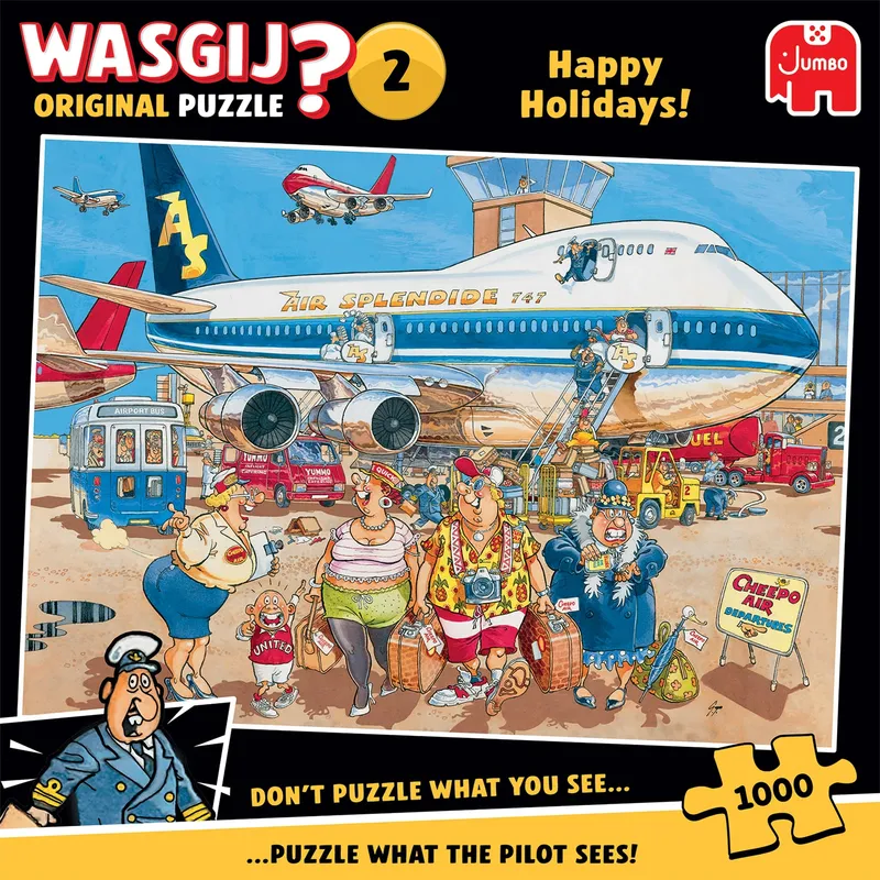 Pussel – Wasgij Orig 2, Glada dagar! 1000 bitar