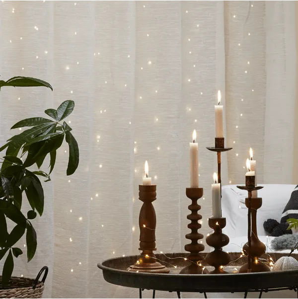 Star Trading – Ljusgardin Dew Drop 1m – Ljusslinga – Silver