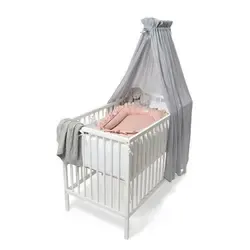Mini Dreams Sänghimmel Vagga Grå