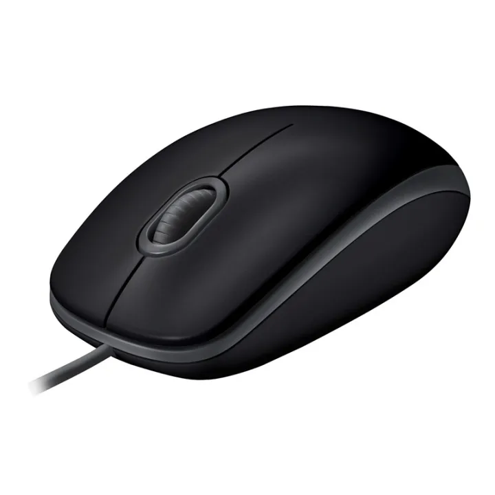 Logitech B110 Silent - mouse - Black - USB - Mouse - Optic - 3 knappar - Svart