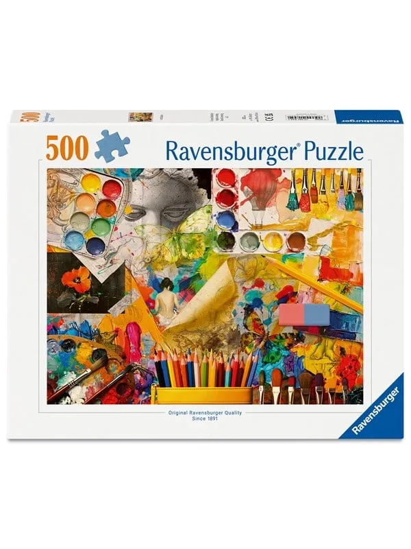 Ravensburger Pussel - Konststudio 500 bitar