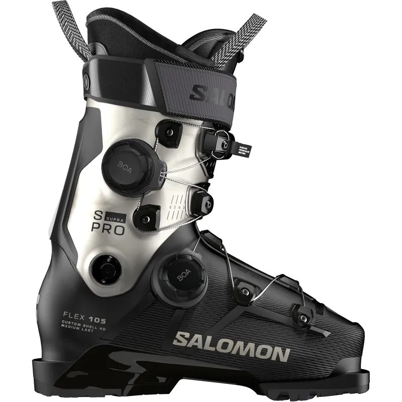 Salomon Women’s S/Pro Supra Dual BOA 105 Black/Light Bronze Met./Black
