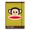 6-pack A4 mapp med gummibandsförslutning, Paul Frank motiv