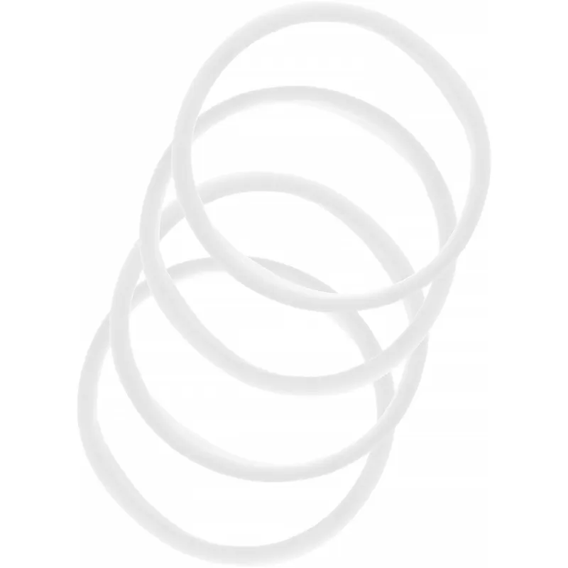 By Lyko 4-pack Soft Hair Ties White