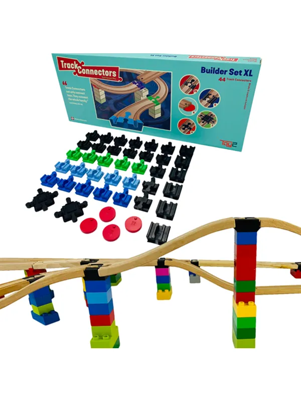 TOY2 Track Connector Builder Set XL Kopplingar, Flerfärgad