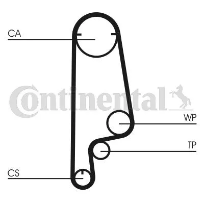 Kamrem Contitech CT799