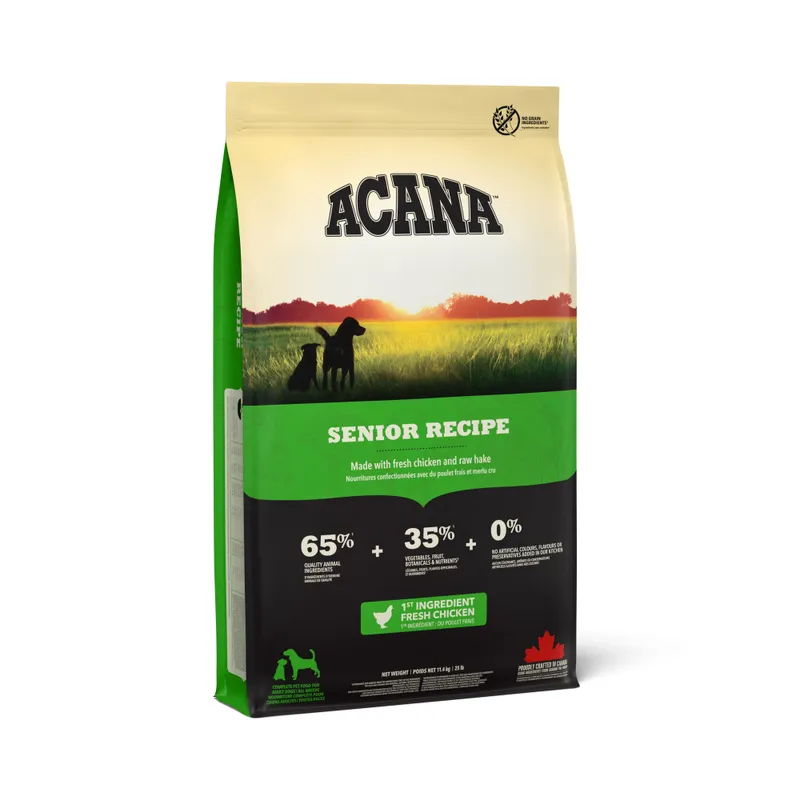 Senior Recipe Torrfoder för hund 11,4kg
