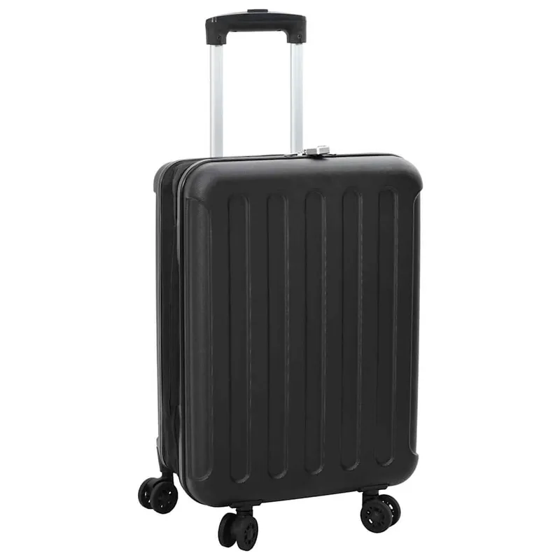 vidaXL Resväska med lås Svart 43 x 27 x 66 cm ABS Plast
