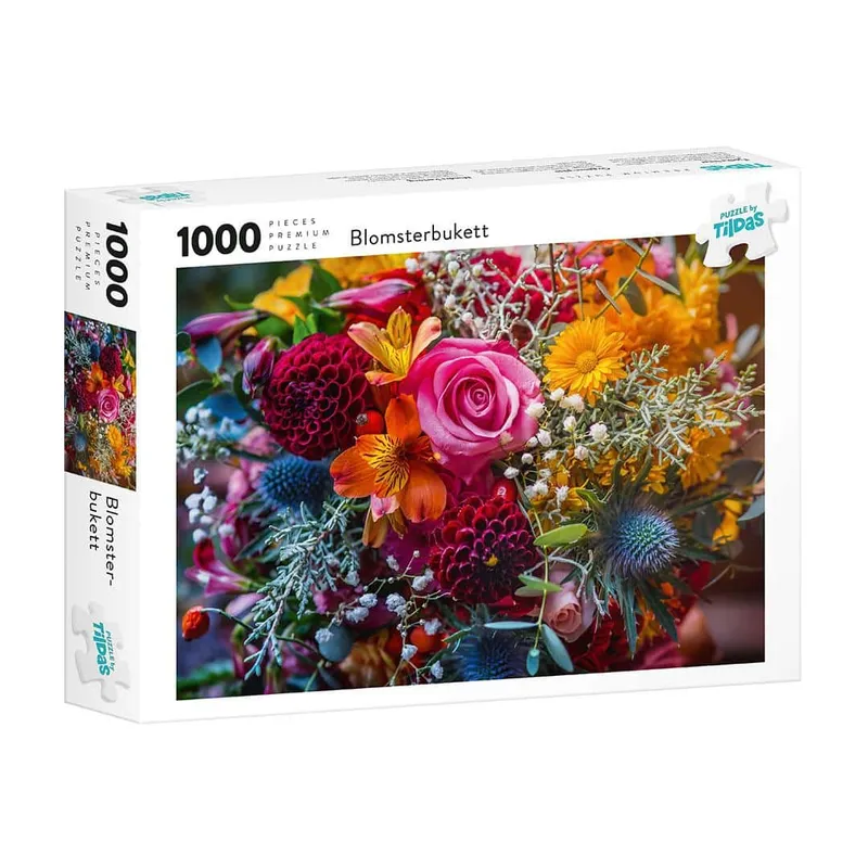 Pussel – Blomsterbukett 1000 bitar