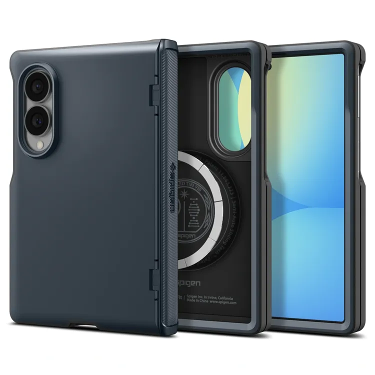 Spigen Mobilskal För Galaxy Z Fold 8 MagSafe Slim Armor Pro - Metal Slate