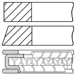 Kolvringsats GOETZE ENGINE 08-426700-00