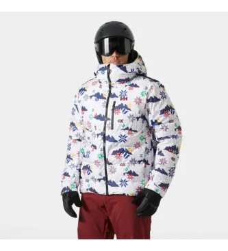 Helly Hansen för män. 66043 Jacka Kvitfjell Race Puffy vit (S), Casual, Polyester