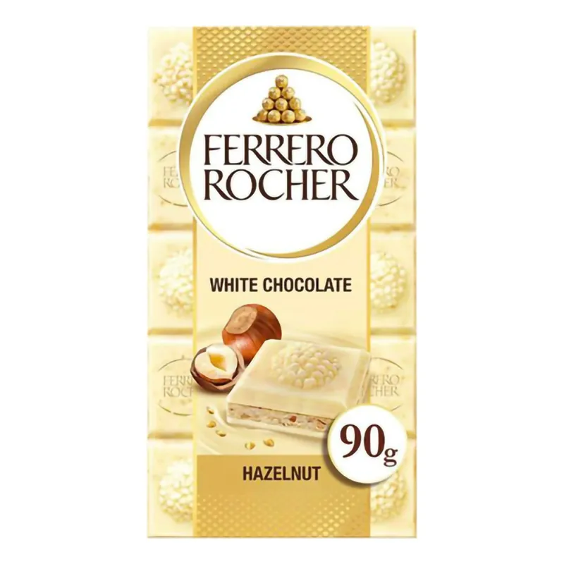 Ferrero Rocher Tablet Vit Choklad 90g