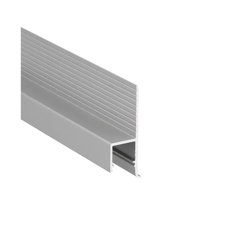 1m aluprofil OMNI10 AC2 - Anodiserad, inbyggnad, LED-skena