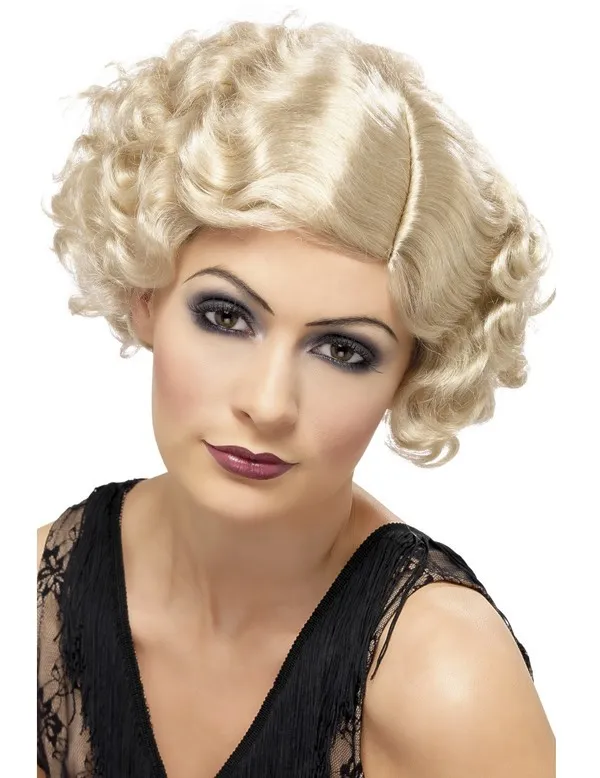 Flirty Flapper Blond Peruk – One size