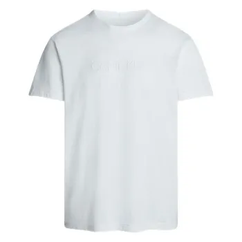 Calvin Klein Logo Cotton Tee Vit bomull Large Herr