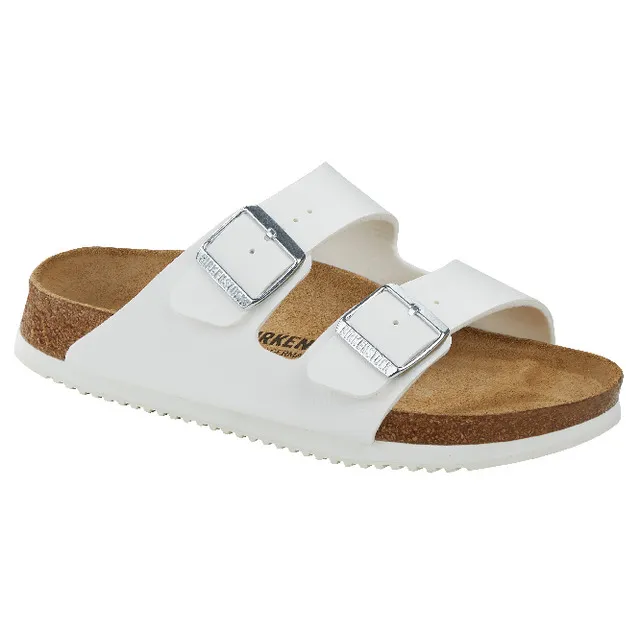 Birkenstock Arizona 101822136 Yrkessandal vit, smal läst 36