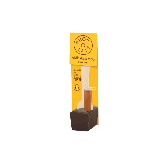 Varm choklad MoMe Choc-o-lait Spoon+ Milk Amaretto, 34 g