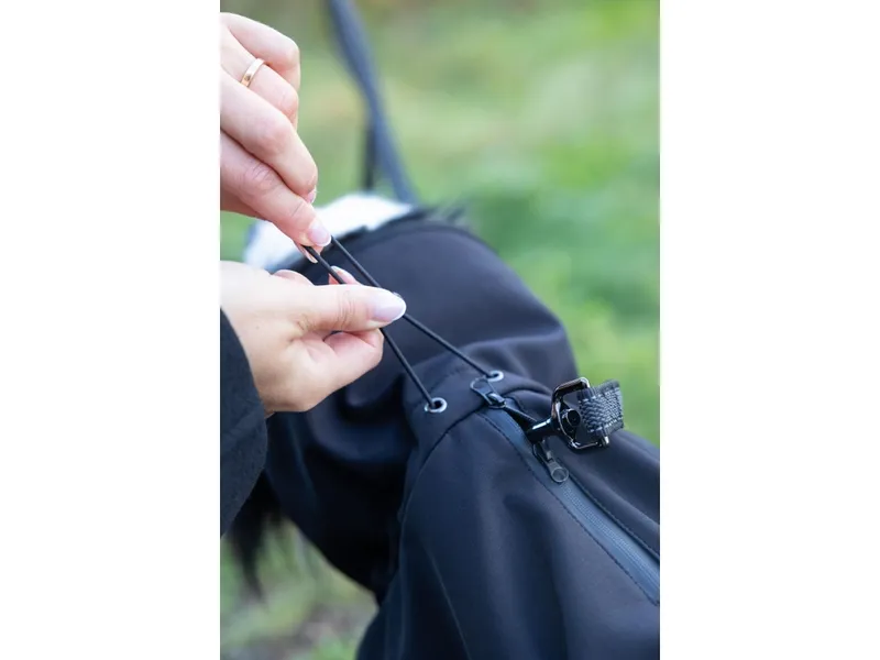 Softshell Hundtäcke Svart 35cm