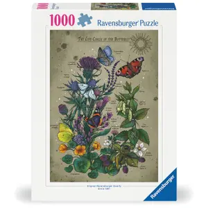 Lifecircle Butterfly Pussel 1000 bitar, Ravensburger