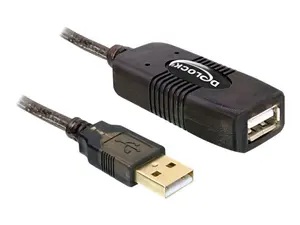 Delock USB 2.0-förlängningskabel, aktiv 15m