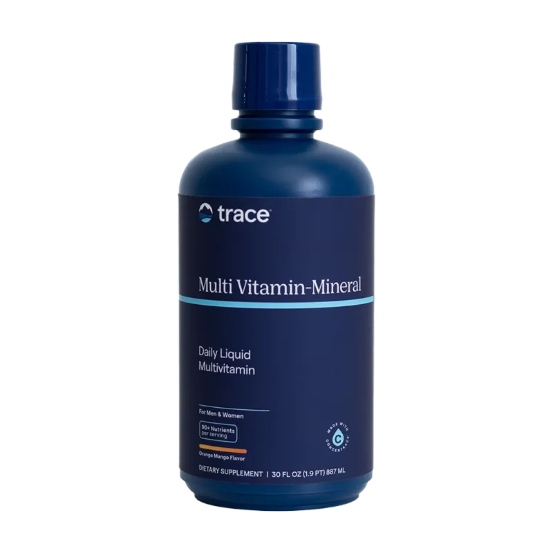 Trace Minerals - Flytande Multivitamin & Mineraler, Storlek