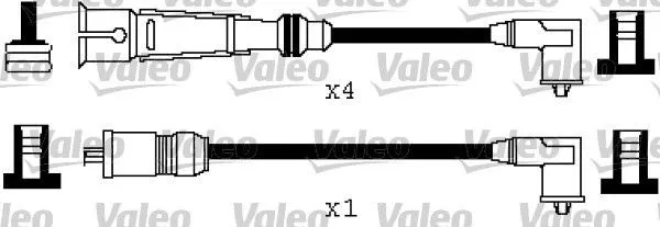 VALEO 346463 Tändkabelsats