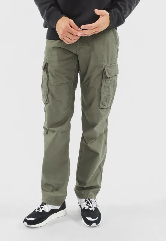 Vintage Industries Reef cargobyxor - regular fit Oliv (#2225)
