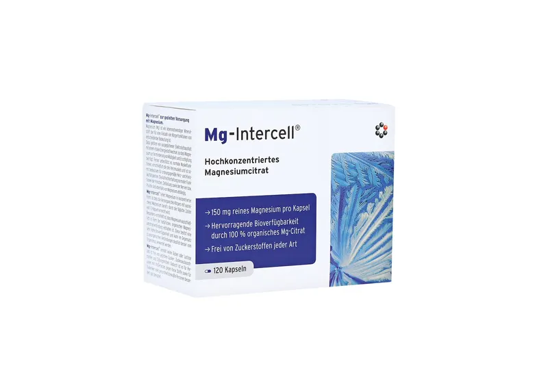 Intercell Pharma – Mg-Intercell Magnesiumcitrat, 120 kapslar