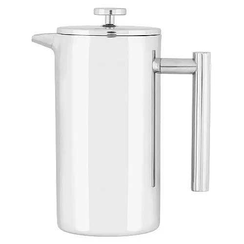 Kaffepress i rostfritt stål, 1 liters kapacitet