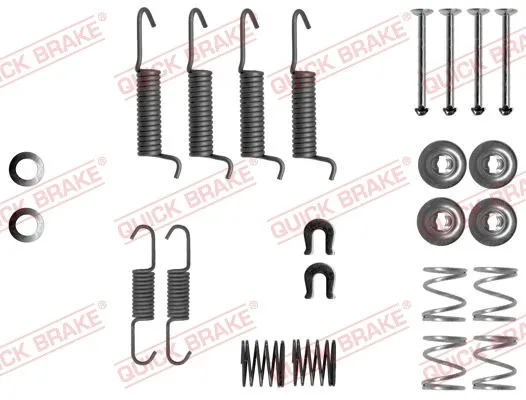 Monteringssats för bromsbackar (parkeringsbroms) QUICK BRAKE 105-0016