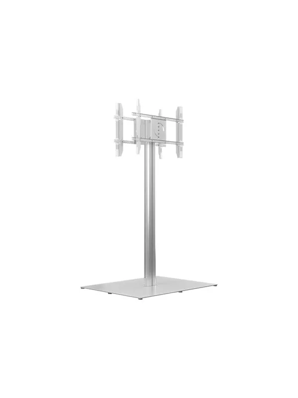 Multibrackets M Public Display Stand 180 Hd Back To Back Silver W. Floorbase