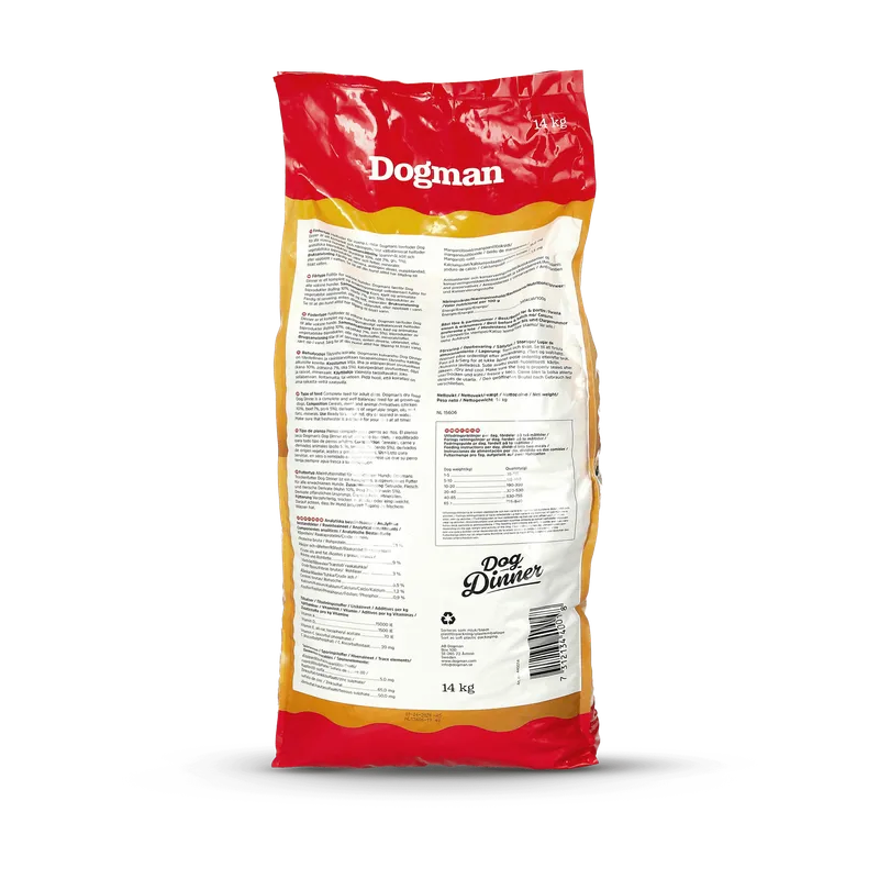 Dinner Torrfoder för hund 14kg