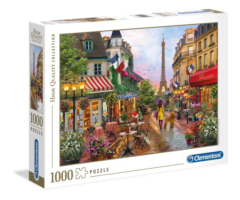 Pussel – Blommor i Paris 1000 bitar