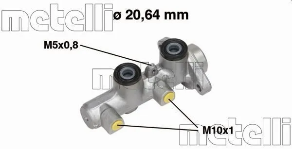 METELLI 05-0514 Huvudbromscylinder