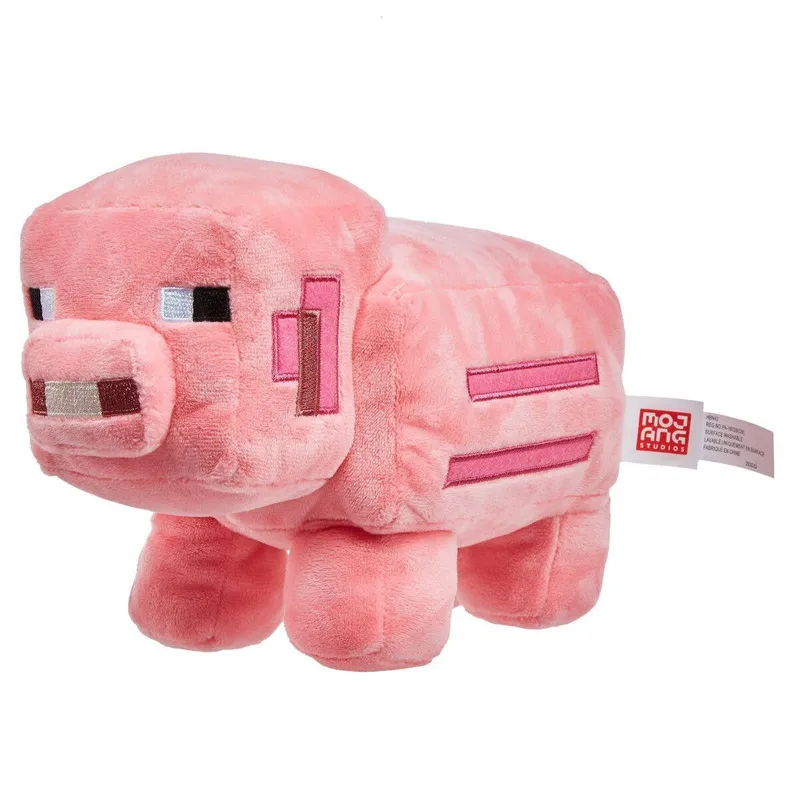 Minecraft Mjukdjur Pig 20cm – Minecraft – Leksaksaffären