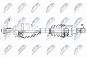 Drivaxel NTY NPW-BM-155