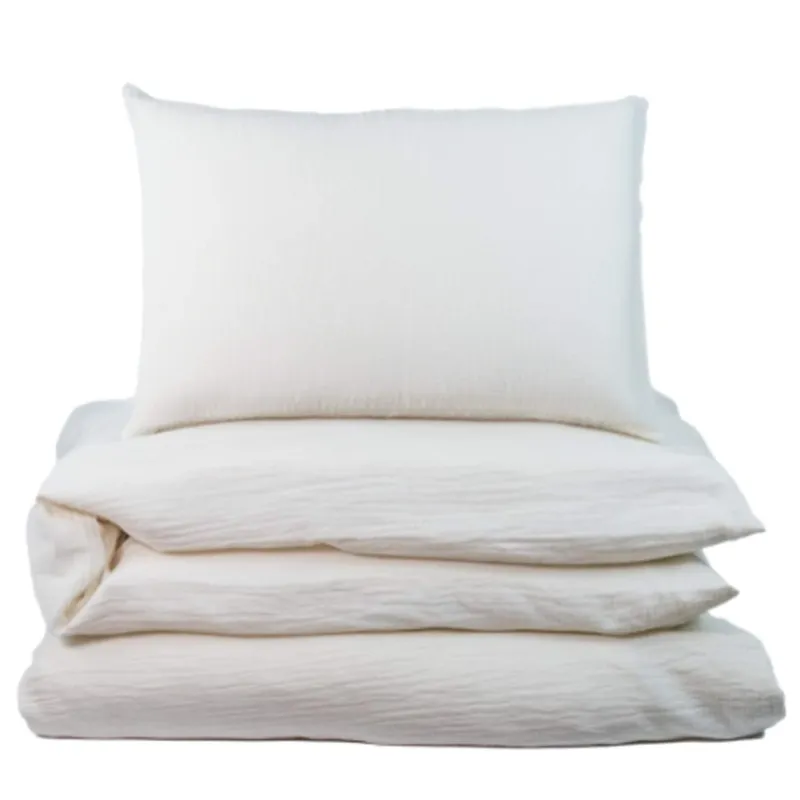 Påslakan Säng Muslin Ivory