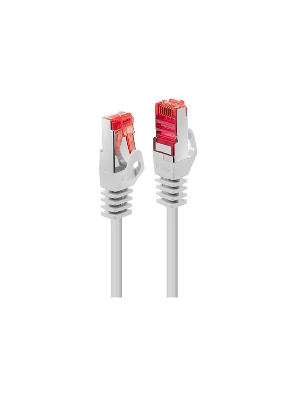 Lindy Basic patch cable - 50 cm - white - Vit - 0.5m