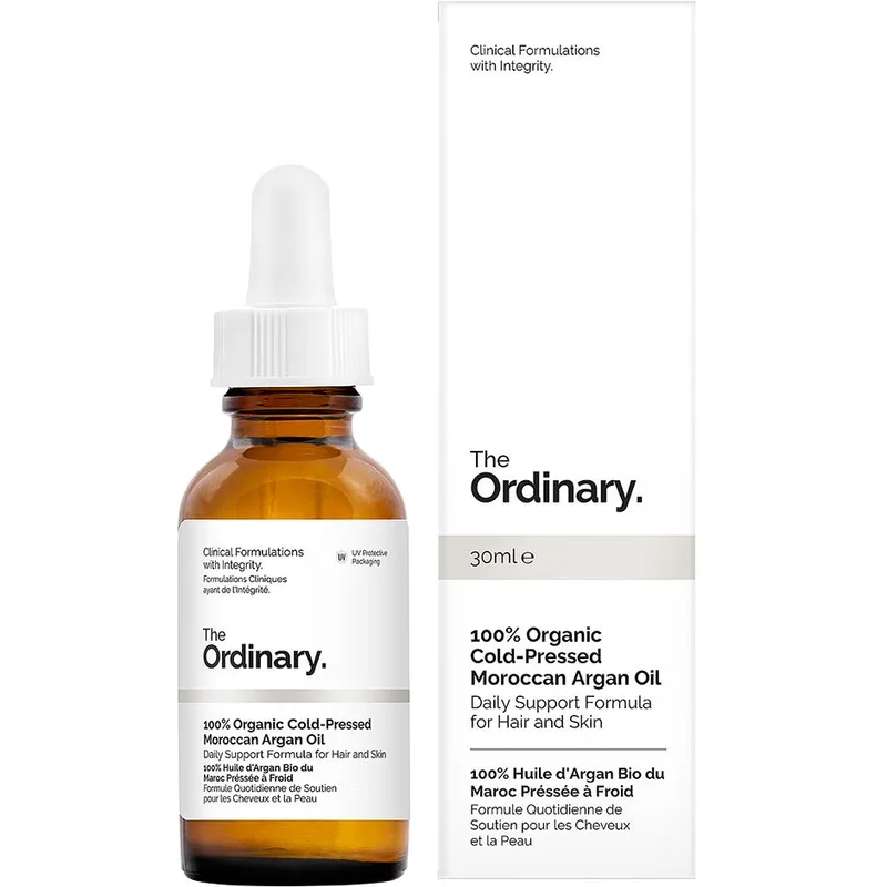 The ordinary. 100% Organic Cold-Pressed Moroccan Argan Oil 30ml (3 Options) 2PCS